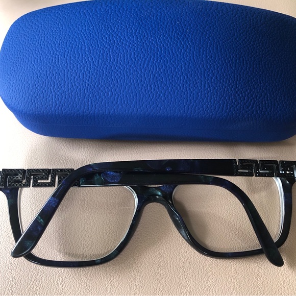 Versace Blue Tort Frames - Picture 4 of 5